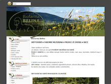 Tablet Screenshot of biofarmabelina.cz